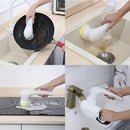 Escova Elétrica de Limpeza 5 em 1 Multifuncional Recarregável