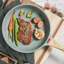 Frigideira Gourmet Antiaderente de Cerâmica com Tampa