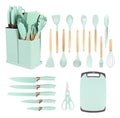 Kit 19 Peças Utensílios de Cozinha Completo com Tábua