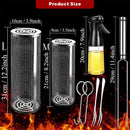 Cesta de churrasco de aço inoxidável