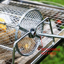 Cesta Rotativa Inox para Churrasco