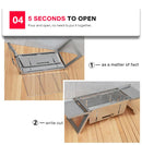 Churrasqueira Dobrável Inox Portátil